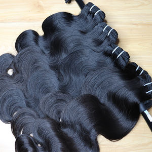 Extensiones de Cabello Humano 100% Virgen, Color Negro Natural, Ondulado Profundo, Rizado Italiano, Ondulado Corporal, Doble Trama - Product Image 3