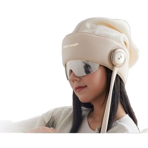Casque de <span class=keywords><strong>massage</strong></span> pour la tête et les yeux avec <span class=keywords><strong>massage</strong></span> du cuir chevelu et des vertèbres cervicales, alimenté par USB, cadeau transfrontalier - Product Image 2