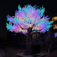 Programmier bare große Smart LED Beleuchtete Baum lampe mit Multifunktionen
