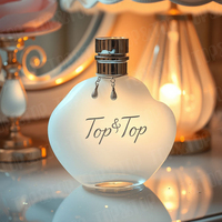 Flacon de parfum Cologne au design personnalisé, 30 ml, 50 ml, 100 ml, flacon compte-gouttes de luxe, flacon en verre vide avec bouchon haut de gamme