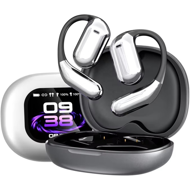 2025 New AI Translation Earbuds HD Sound LED Smart Wireless Sports Earphones TWS Earphones with Real-Time Translation