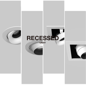 Luz descendente Led empotrada redonda regresiva de 3,5 ", 12W, 800lm, 1cct/3cct/5cct, luz de techo Led para 360 grados ajustable con J-box - Product Image 4