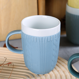 Tasses en porcelaine modernes faites à la main, options de couleur avec logo personnalisé, design de dessin animé, cadeau d'entreprise, boîte cadeau, ODM, passe au lave-vaisselle, en stock - Product Image 4