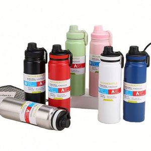 Bouteille d'eau isotherme en acier inoxydable à double paroi avec infuseur à thé et filtre, 600 ml, 800 ml, 20 oz, pour consommation directe, personnalisable avec logo, vente en gros - Product Image 3