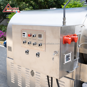 100kg 200kg 300kg rang máy chất lượng cao Đậu phộng rang Máy kiểm soát nhiệt độ HẠT RANG máy - Product Image 5