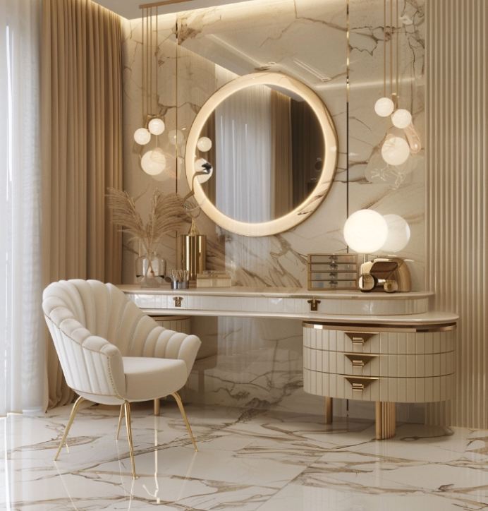 boudoir furniture for makeup 60cm