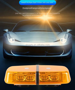 Luces Estroboscópicas LED para Techo de Coche, Baliza de Advertencia de Emergencia, Montaje Magnético para Camión, Nieve, Coche, 4 Colores, 12V 24V - Product Image 5