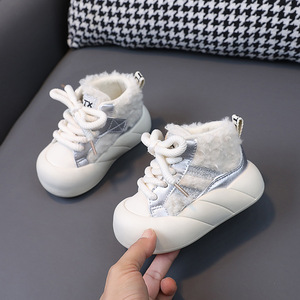 Non Comfortable Student Children's School Shoes Kids Shoes Girls Plush Warm Winter Shoes for Kids - Product Image 5