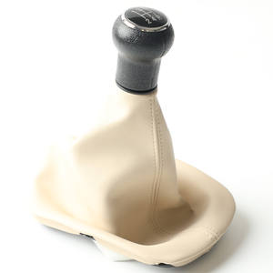 ฝาครอบกันฝุ่นเกียร์รถยนต์สีเบจสำหรับ Passat B5 5 6 สปีด อะไหล่เปลี่ยนหัวเกียร์ - Product Image 5