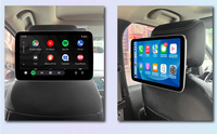 Moniteur d'appui-tête de voiture de 10.5 pouces moniteur portable moniteur de siège arrière de voiture avec télécommande et entrée AV
