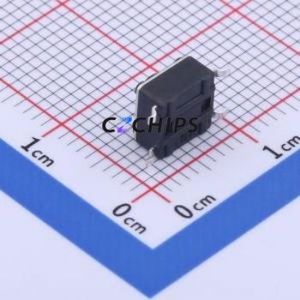 KH-6X6X4.3H-STM Tactile Switch SMD-4P,6x6mm Switch Single Pole Single Throw Round Button Vertical Mount 6mm - Product Image 2