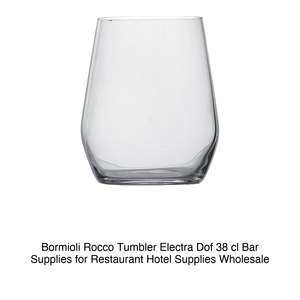 แก้วอิเลคตร้า DOF 38 cl สูง 10 ซม. เส้นผ่านศูนย์กลาง 8.4 ซม. ยี่ห้อ Bormioli Rocco - Product Image 2