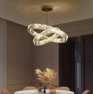 Offre Spéciale lampes suspendues moderne long lustre loft appartement escalier transformateur lustres en cristal - Product Image 4