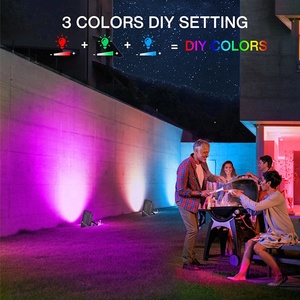 ไฟสปอร์ตไลท์สนามกีฬากันน้ำ IP67 ไฟ LED RGB พลังงานแสงอาทิตย์ - Product Image 3