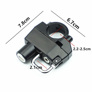 <span class=keywords><strong>Candado</strong></span> <span class=keywords><strong>de</strong></span> Seguridad Portátil <span class=keywords><strong>de</strong></span> Alta Calidad con Gancho Antirrobo <span class=keywords><strong>para</strong></span> Casco, <span class=keywords><strong>Candado</strong></span> Simple <span class=keywords><strong>para</strong></span> Motocicleta, <span class=keywords><strong>Candado</strong></span> <span class=keywords><strong>para</strong></span> Manillar <span class=keywords><strong>de</strong></span> Motocicleta con Alarma - Product Image 5