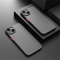 Coque de téléphone portable en silicone de luxe HOT Matte PC pour iPhone 14 Pro Max, coque pour iPhone 13 12 11 X/xs Max 15, logo personnalisable