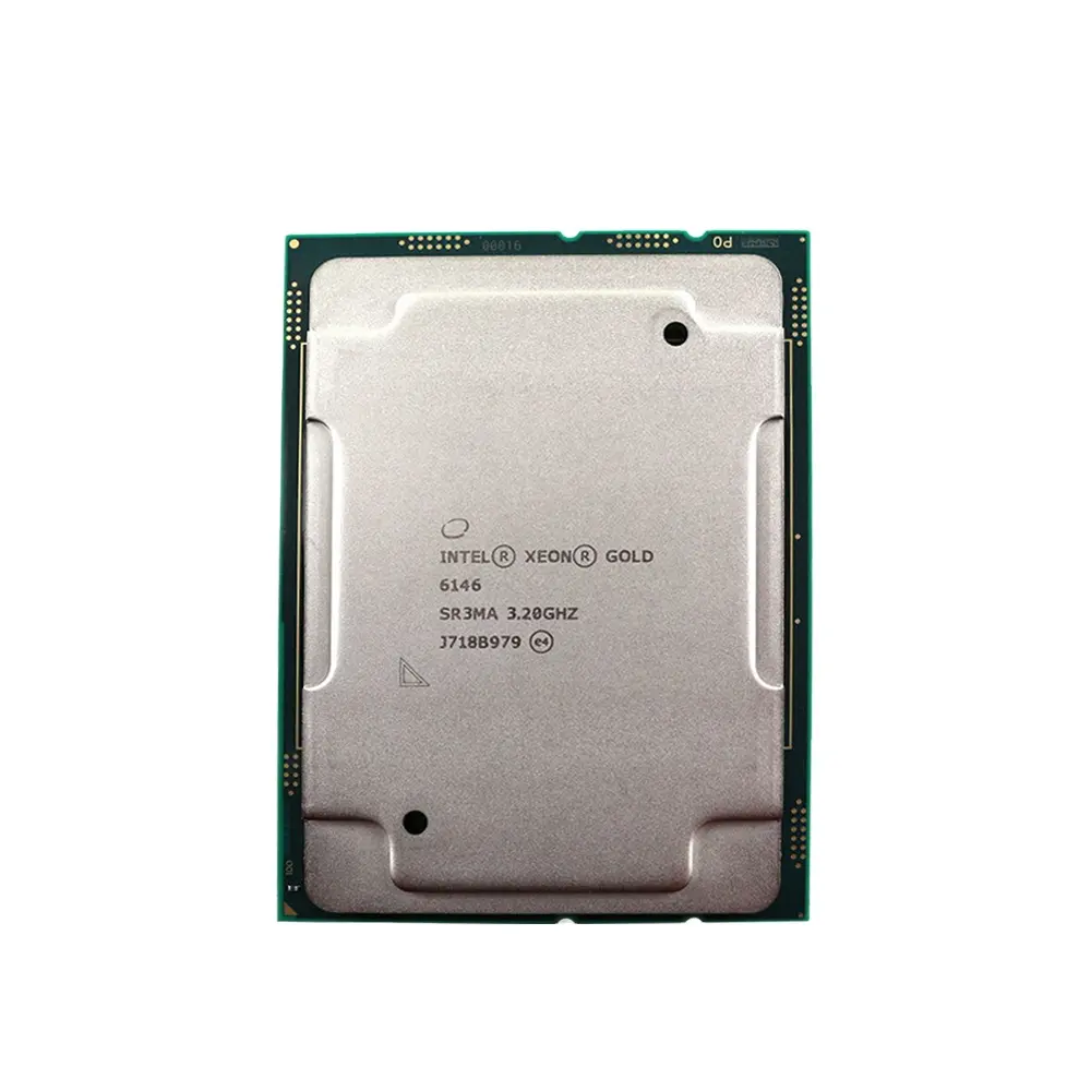 Intel Xeon Gold 6146 İşlemci SR3MA 12 Çekirdek Sunucu CPU