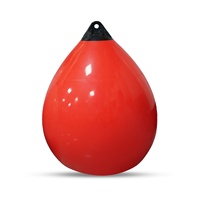 Nouvel Arrivage A6 Bouées de Mise à Quai Gonflables en Vinyle Rouge et Flotteurs d'Ancrage Pare-battages de Bateau Grande Taille
