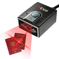 Escáner de Códigos de Barras 1D/2D EDOO F43-MRZ USB/RS232 de Montaje Fijo, Escaneo de Códigos QR y Pasaportes para Kioscos de Autoservicio