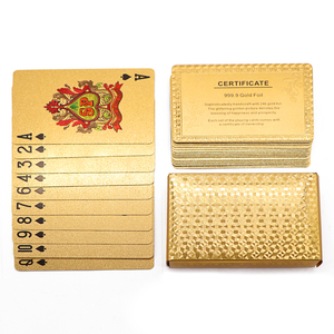 WJPC — étui <span class=keywords><strong>de</strong></span> Poker en papier doré 999.9 personnalisé, boîte à Double pont, vente en vrac, <span class=keywords><strong>cartes</strong></span> <span class=keywords><strong>de</strong></span> <span class=keywords><strong>jeu</strong></span>, 100 - Product Image 5