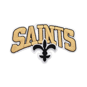Parche Bordado Personalizado de los New Orleans Saints para Planchar, Parche de los Saints - Product Image 1