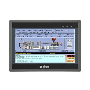 Coolmay-Controlador lógico programable HMI PLC pantalla táctil, controlador lógico programable, RS232, RS485, 4T16R