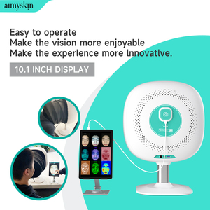 Thiết Kế Mới Thông Minh 4D Máy Quét Da 8 Kỹ Thuật Số Sâu Trên Khuôn Mặt Toàn Diện UV Ánh Sáng Độ Ẩm Da Phân Tích Với Gỗ Đèn - Product Image 5