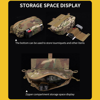 SABADO Molle Hanger Pouch Sac à bandoulière tactique multi-poches pour activités sportives et de plein air