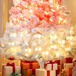 Décorations de Noël 2026 – Nouveauté transfrontalière – Lumières LED PVC haut de gamme de haute qualité, dégradé rose, blanc chaud - Product Image 3