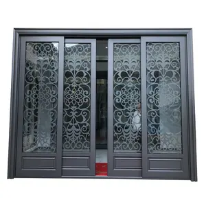 Modern house design pictures of sliding doors exterior double glass
