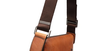Logo personalizzato stile Vintage a spalla singola petto Messenger tracolla borsa impermeabile in <span class=keywords><strong>pelle</strong></span> aziendale moda per <span class=keywords><strong>uomo</strong></span>/donna con cerniera - Product Image 2