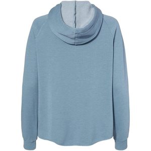 Sweat-shirt à capuche zippé pour femme, style California Wave Wash, avec poches, teint uni, PRM2500Z, 2XL, Bleu Brumeux - Independent Trading Co. - Product Image 2