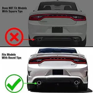Pour Charger SRT/GT/RT/Scat Pack/Daytona 2015 2016 2017 2018 2019, Spoiler de pare-chocs arrière de voiture, Accessoires extérieurs, Kit carrosserie - Product Image 3