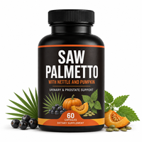 Capsules de Palmier Nain OEM avec Racine d'Ortie et Extrait de Graine de Citrouille – Complément Alimentaire pour la Santé de la Prostate et Urinaire