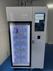 Hot bán không cần giám sát hoa Máy bán hàng tự động với cửa duy nhất 8 tủ khóa cho bán cây và bó hoa - Product Image 4