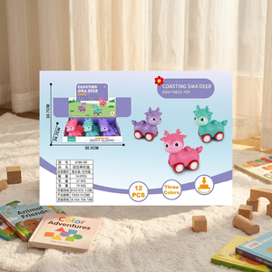 Voiture jouet à friction mignonne à presser et à faire glisser, en plastique ABS, unisexe, sans piles, cadeau pour enfants - Product Image 3