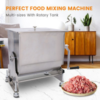 Machine à farcir la viande en acier inoxydable, mini-mélangeur à viande, hachoir manuel, équipement de restauration