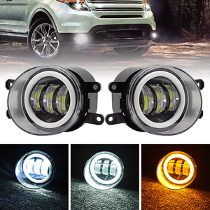 3.5 "DRL LED antibrouillard pour Toyota Corolla RAV4 Camry CHR Yaris Tacoma PTF antibrouillard blanc ambre ange yeux lentille H11 projecteur LED - Product Image 4