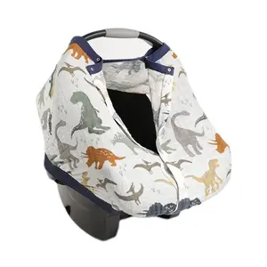 女婴配件360汽车座椅和婴儿车组合汽车座椅套牛奶势利护理罩