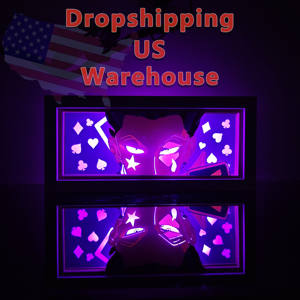 美仓剪纸LED灯箱手工漫画影灯雕刻夜灯台灯3天内发货 - Product Image 6