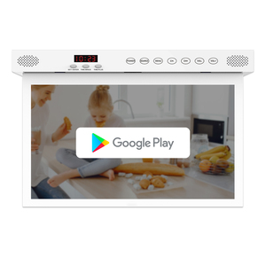 15.6 Inch FHD <strong>Smart</strong> <strong>TV</strong> Under Cabinet <strong>TV</strong> Rotated &amp; Folded Support Google Assistant WiFi <strong>Small</strong> <strong>TV</strong> <strong>for</strong> <strong>Kitchen</strong> Bedroom - Product Image 2