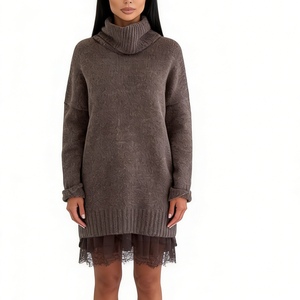 Women's <b>Turtleneck</b> Oversized <b>Sweater</b> Long Sleeve Warm Winter Coat Fashion - Product Image 1