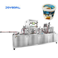Machine automatique de remplissage et de scellage pour gobelets en plastique (alimentation, yaourt, eau)