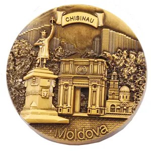 Custom Moldova metal Fridge Magnet tourism Souvenir gift