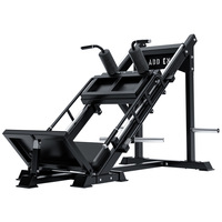 45 °   Machine professionnelle Hack Squat et Leg Press tout-en-un, équipement de gym à domicile multifonctionnel pour l'entraînement de force