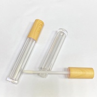 Tube de brillant à lèvres en plastique bambou 10Ml 15. Tubes de brillant à lèvres, emballage de livraison gratuite, marque privée