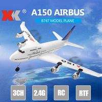 WLtoys A120 modèle d'avion RTF RC Wingspan Aircars A150 modèle d'avion Airbus A380 2.4GHz 3CH EPP aile fixe 747 RC avion jouets