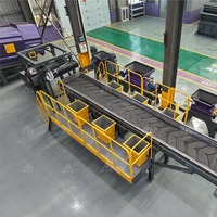Trommel de tri industriel pour déchets solides municipaux (MSW) de 10 à 500 TPD, avec plateforme manuelle, pour la triage des déchets urbains