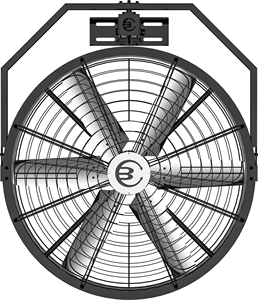 <strong>BICHEN</strong> 1.2m Industrial Wall Mounted Fan PMSM Motor Large Air Volume Oscillating Fan for Factory Warehouse Gym - Product Image 1