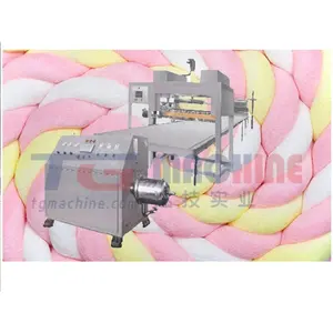 Marshmallow making machine/automatic cotton candy extruder production line in Shanghai